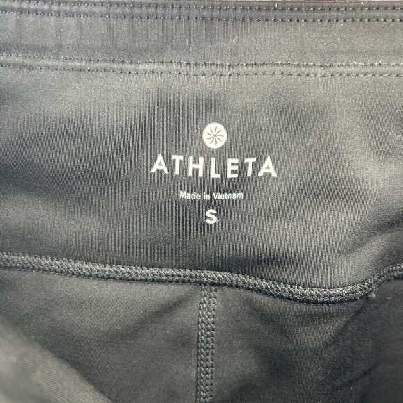 ATHLETA Disco Geo Sonar Cropped Workout Athletic Leggings Size Small - Picture 7 of 8
